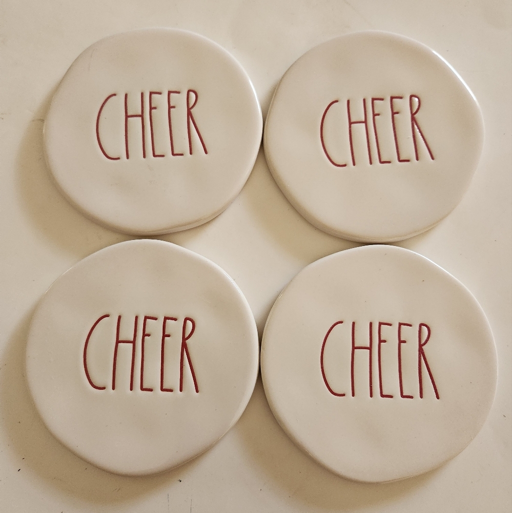 Rae Dunn Artisan Collection Christmas Cheer Coasters